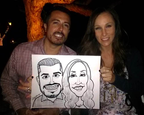 live sketch artist southern california events