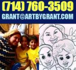 cartoon drawing of mother and children 7147603509