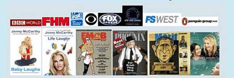 Featured jenny mccarthy life laughs and baby laughs illustrations by Grant Pominville featured in FHM FOX SPORTS CBS FS WEST PENGUIN GROUP BBC WORLD